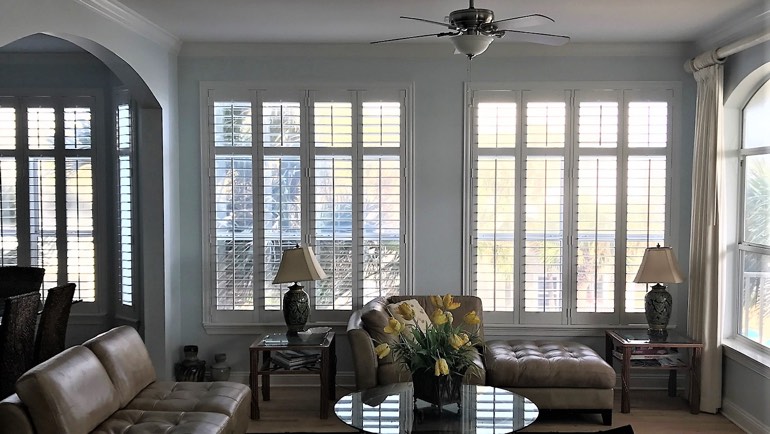 Minneapolis living room shutters